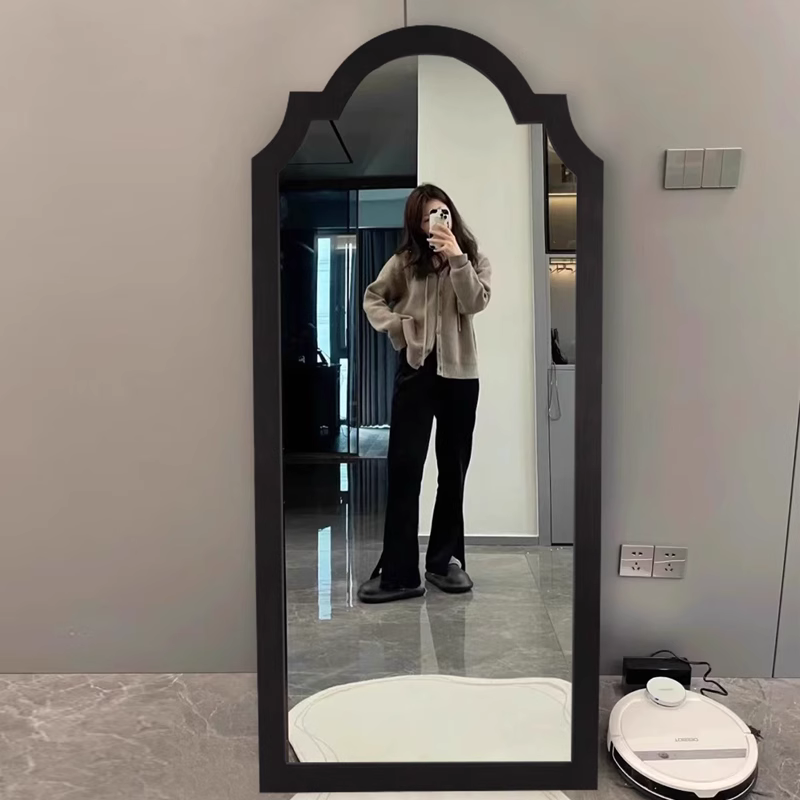 French Simple Full-length Mirror Retro Mirror