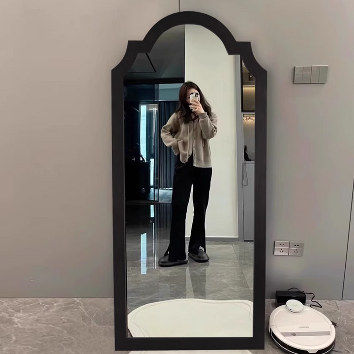 French Simple Full-length Mirror Retro Mirror