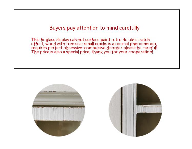 French country retro solid wood made old glass door hanging cabinet wall cabinet display cabinet kitchen bathroom hanging wall storage cabinet