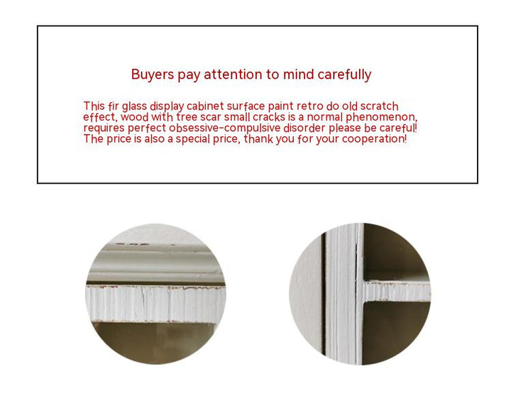 French country retro solid wood made old glass door hanging cabinet wall cabinet display cabinet kitchen bathroom hanging wall storage cabinet