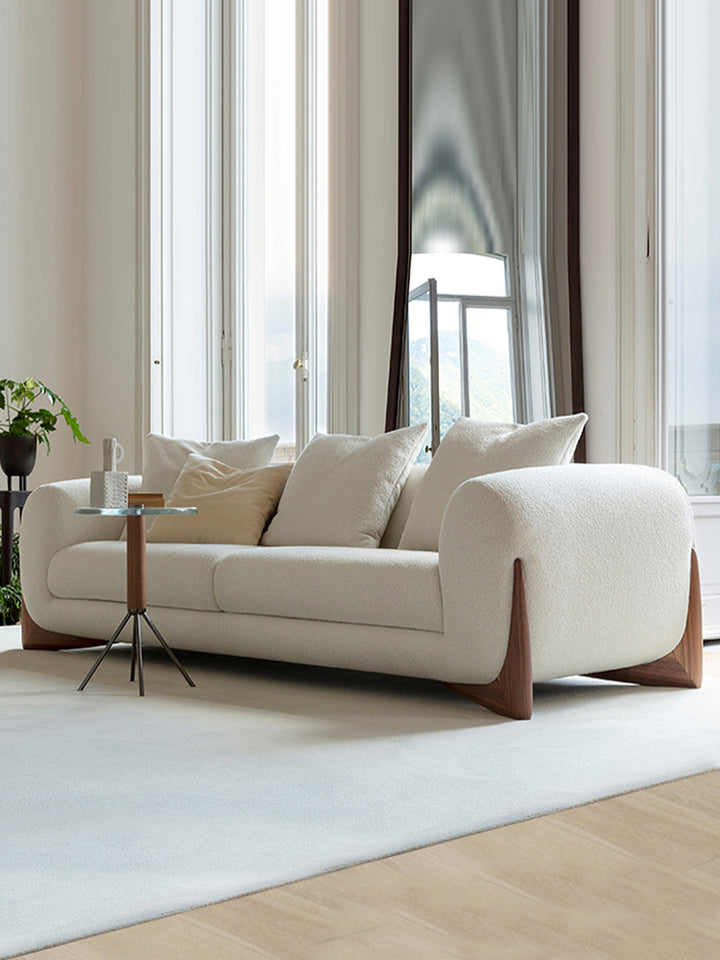 Modern Boucle Sofa