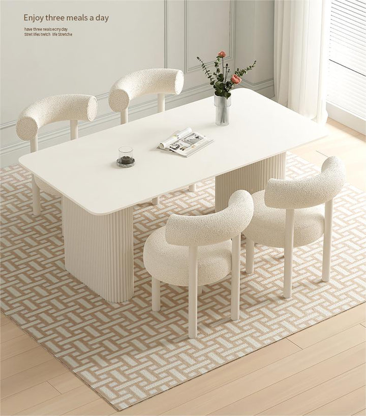 Minimalist Sintered Stone Dining Table