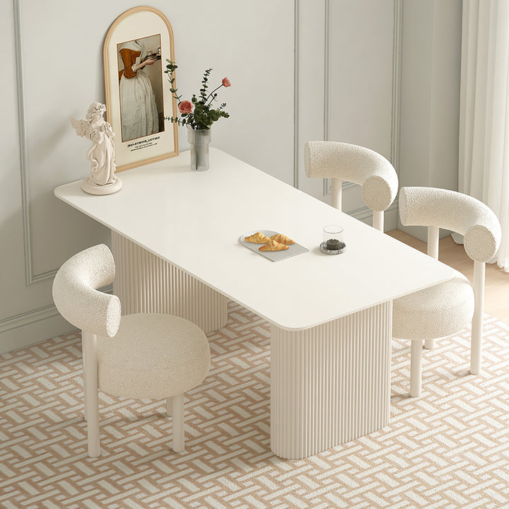 Minimalist Sintered Stone Dining Table