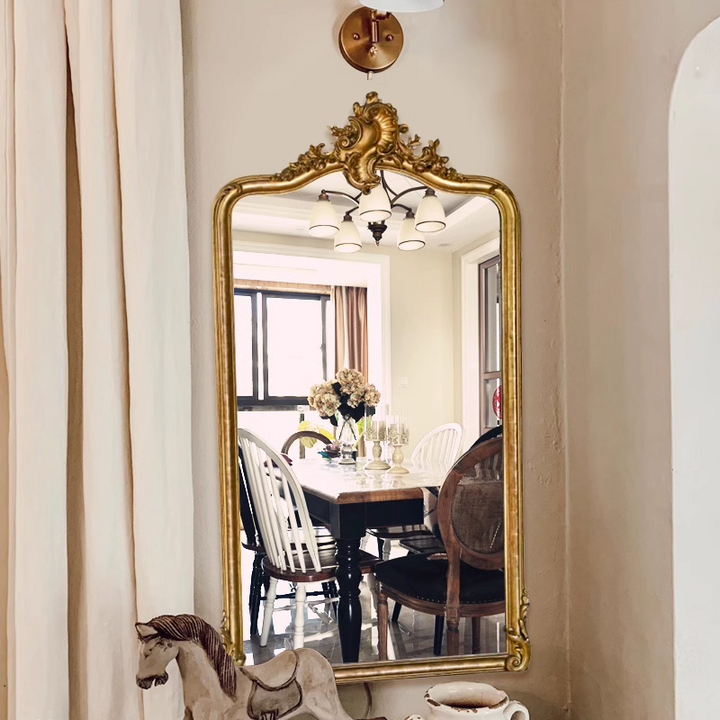 Retro Mirror Full-length Mirror Wall Hanging Mirror