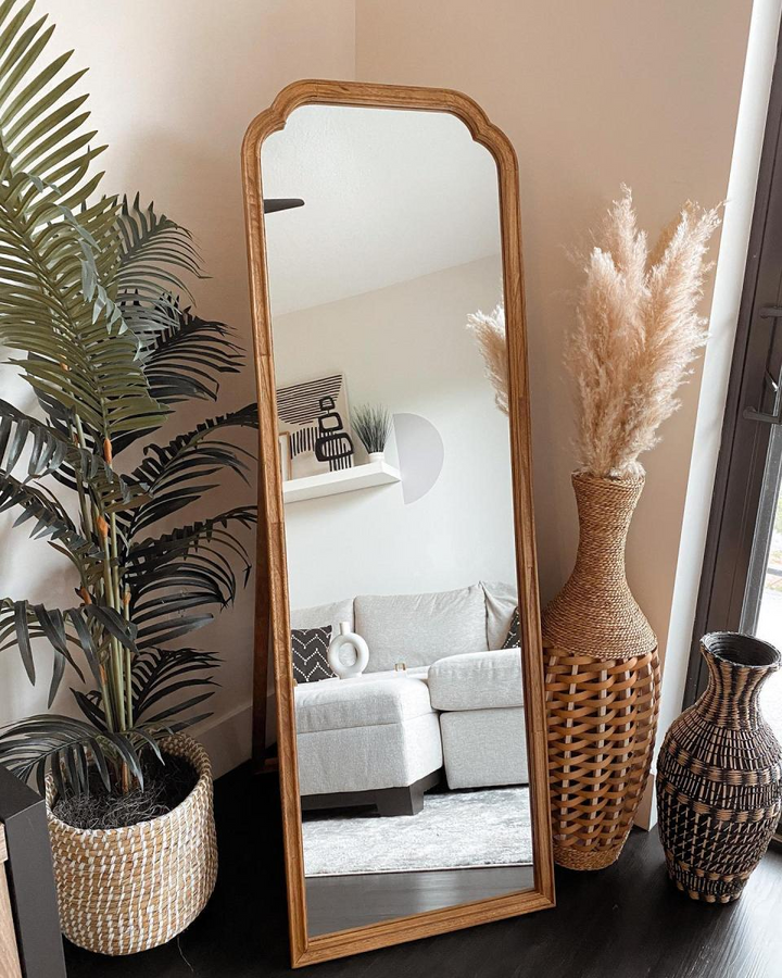 Retro Mirror Full length Mirror Wall Hanging Mirror