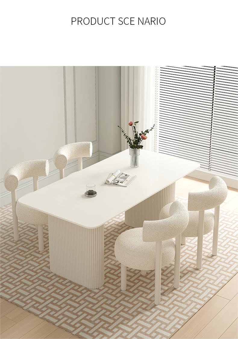 Minimalist Sintered Stone Dining Table