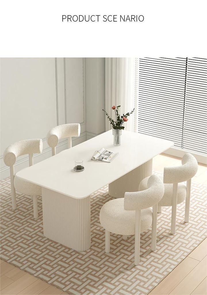 Minimalist Sintered Stone Dining Table