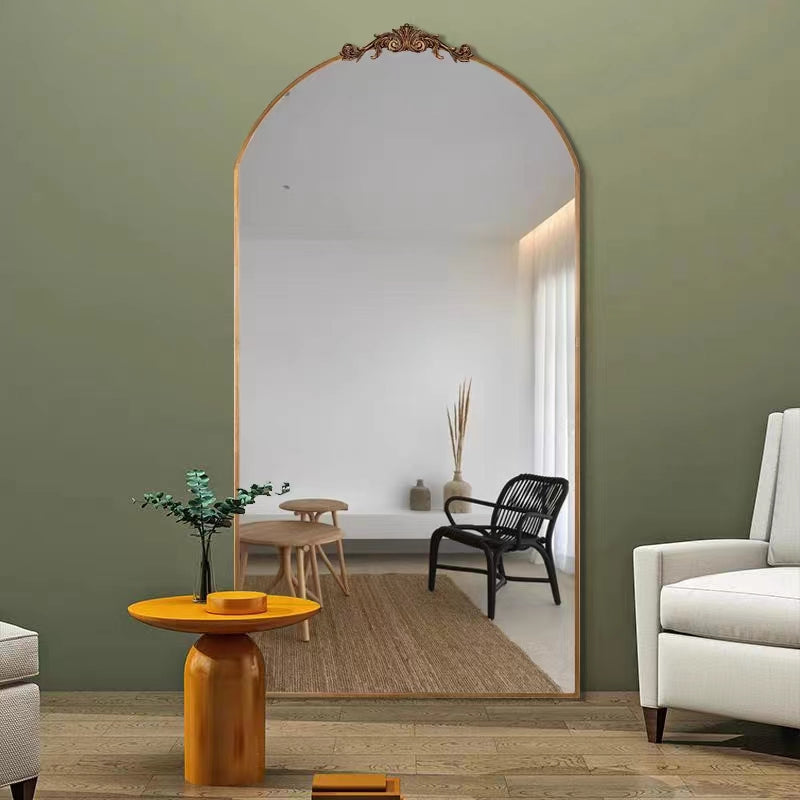 French Carved Full-length Mirror