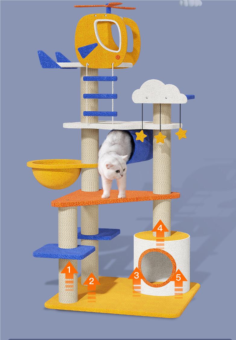 t scratching post standing cat toy