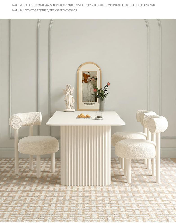 Minimalist Sintered Stone Dining Table