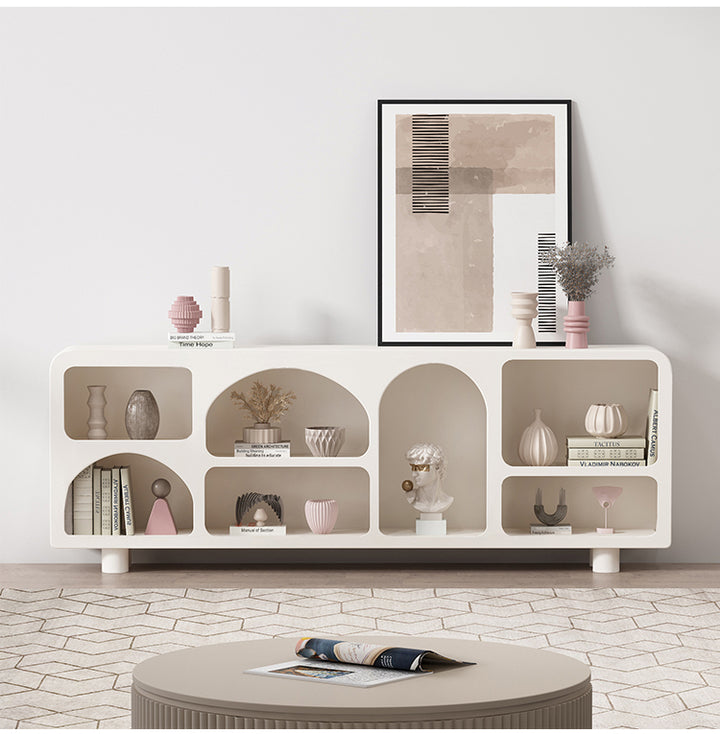 Nordic Style TV Cabinet Modern Design Living room Storage Side Cabinet Floor cabinet ins Cave Cabinet