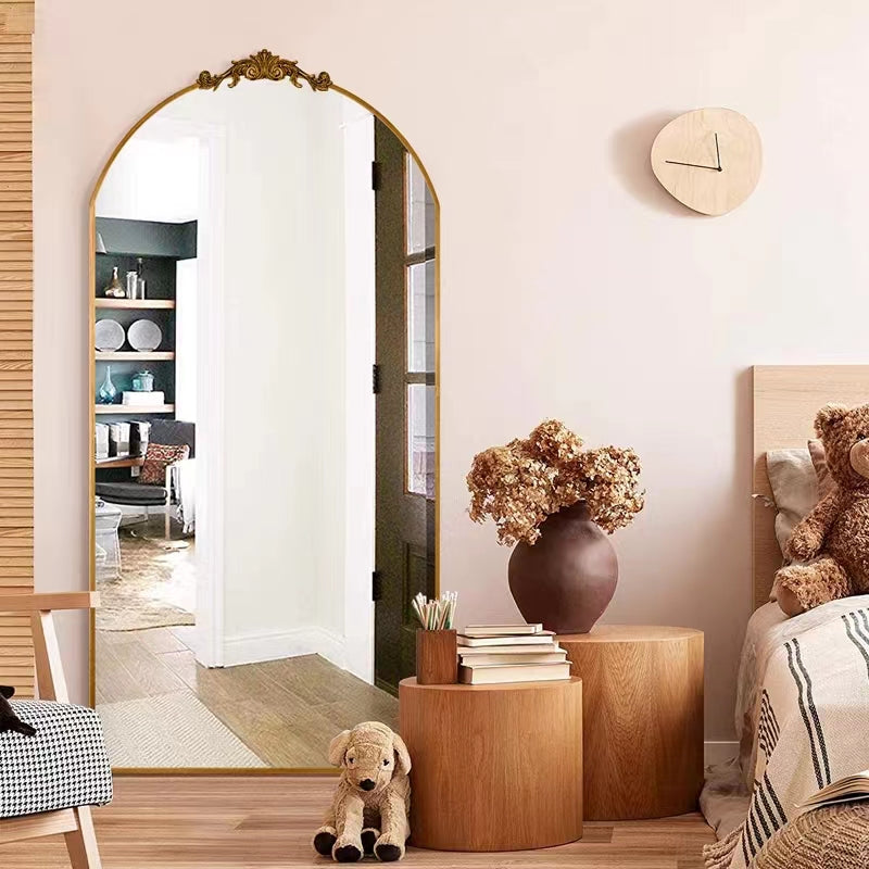 French Carved Full-length Mirror