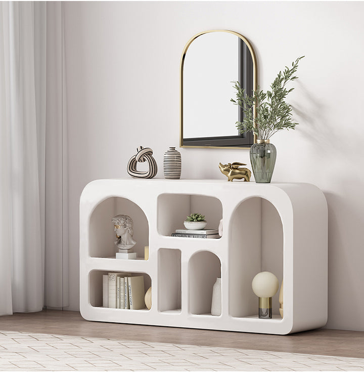 Nordic Cave Cabinet Display Cabinet Decorative Side Cabinet Arched Storage Bookcase