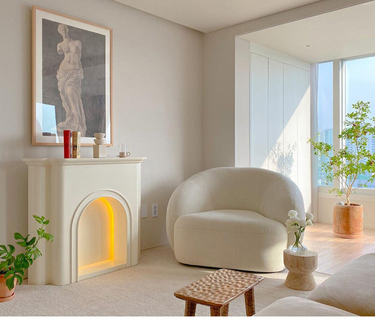 French Style Fireplace Decorative Cabinet arched porch cabinet with light