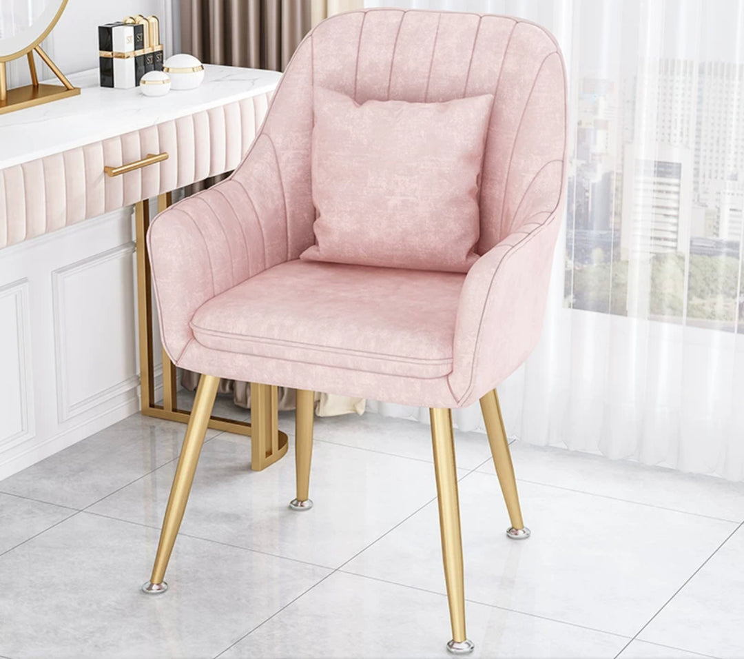 Modern Victorian Upholstered Velvet Dining Chair