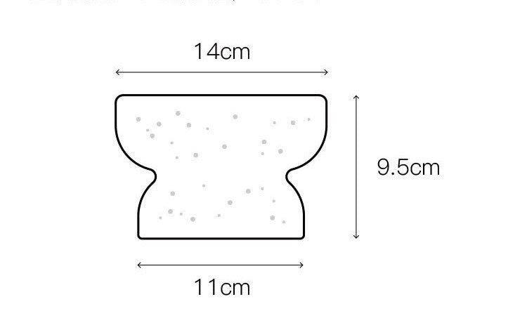 Pet Cutlery Ceramic Bowl Cat Dog Food Bowl Water Bowl Cutlery