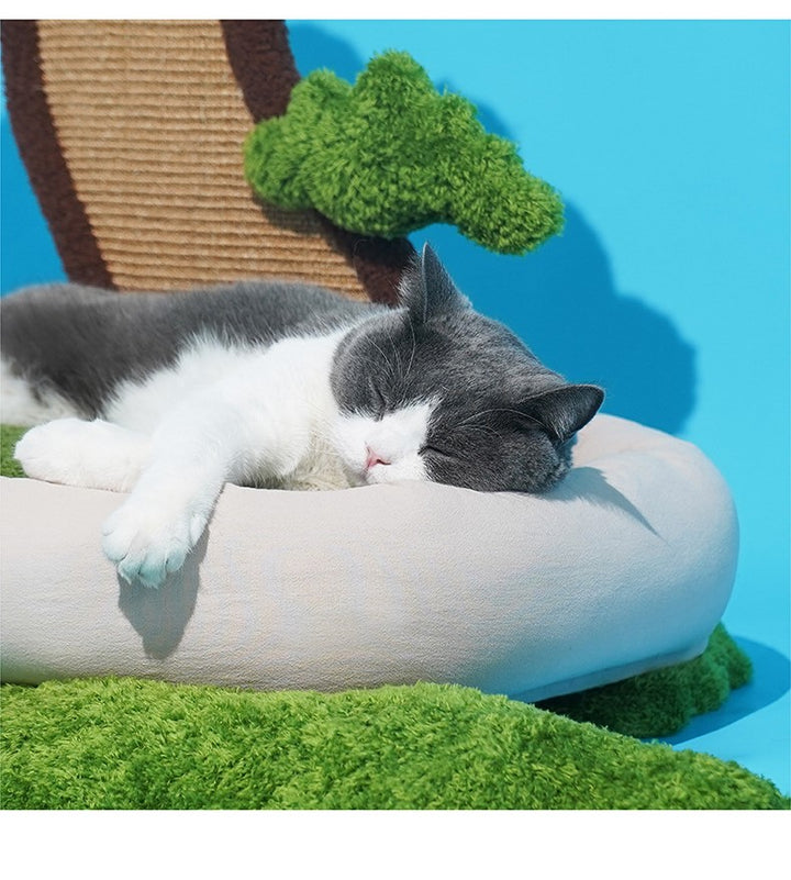 Cat Bed cat Pole Scratcher Board Pet bed