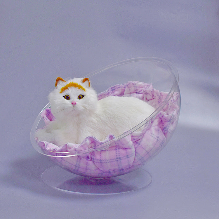 Pet bed Cat nest Puppy bed Cat nest Clear cat house cat nest