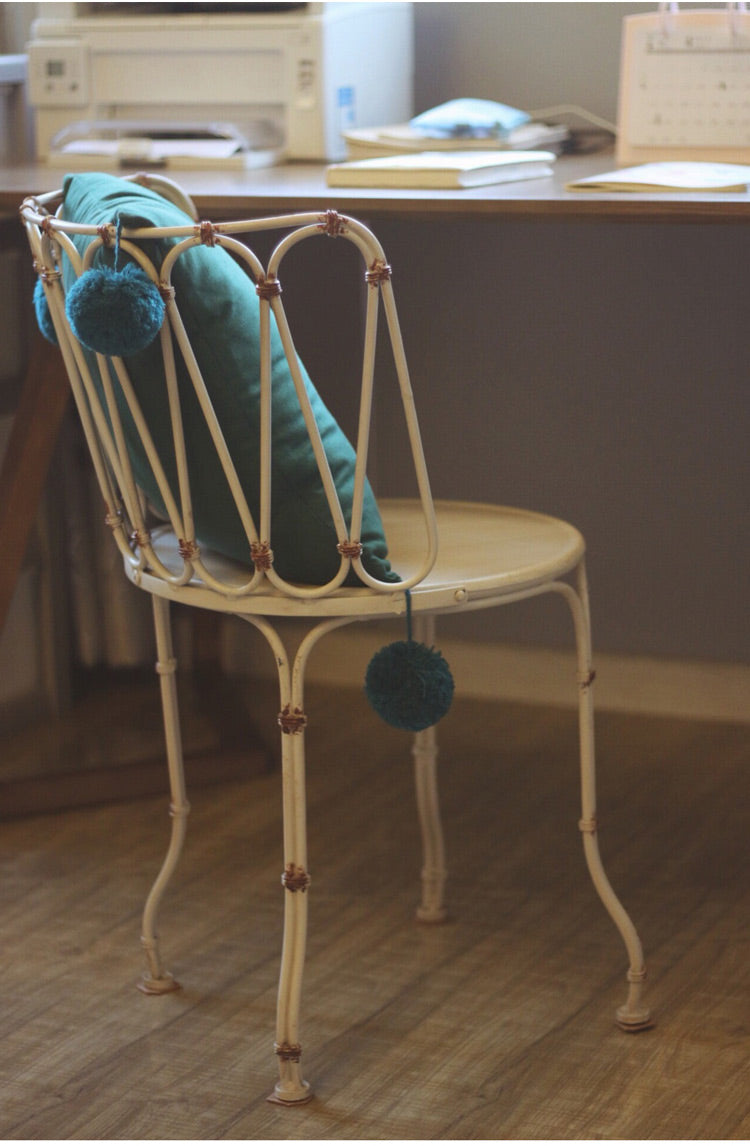 French Retro iron outdoor garden chairs do old Leisure Tables and Chairs