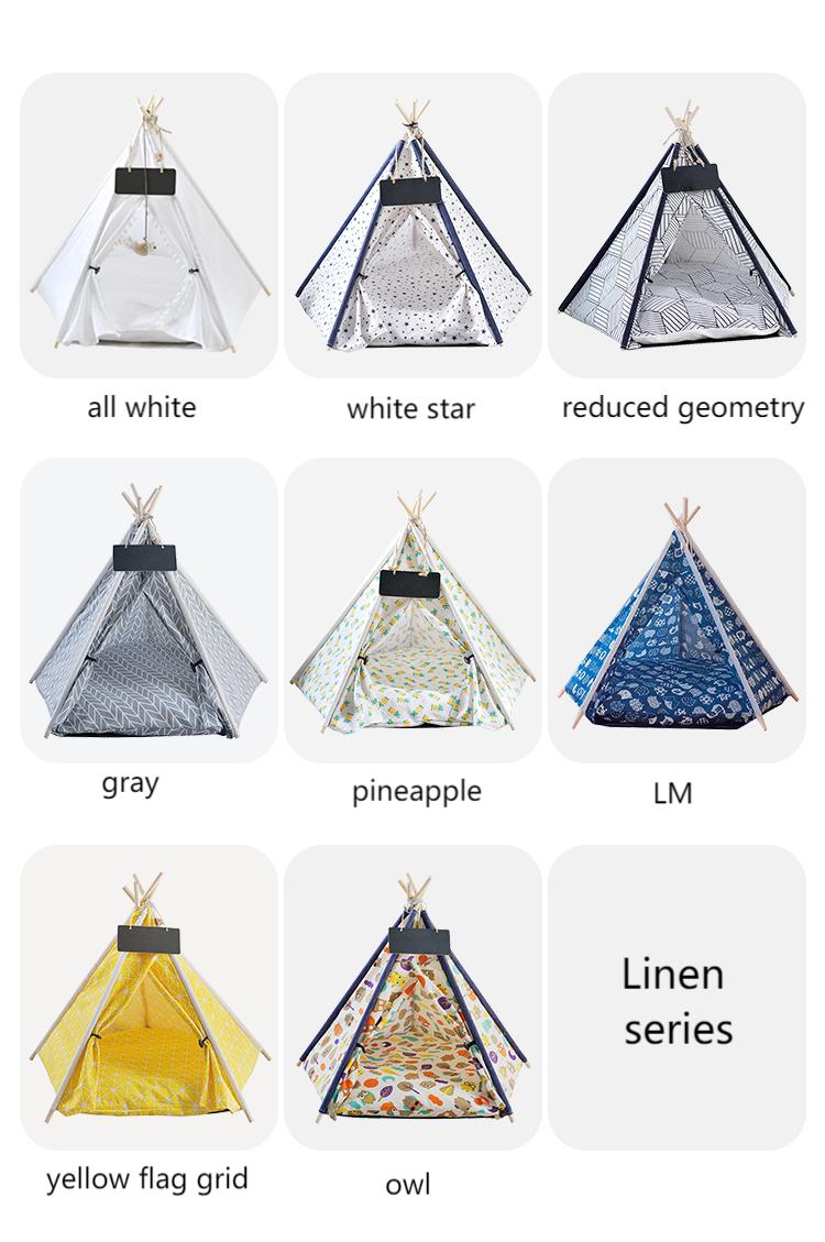 Pet bed cat/dog kennel outdoor mat small pet tent