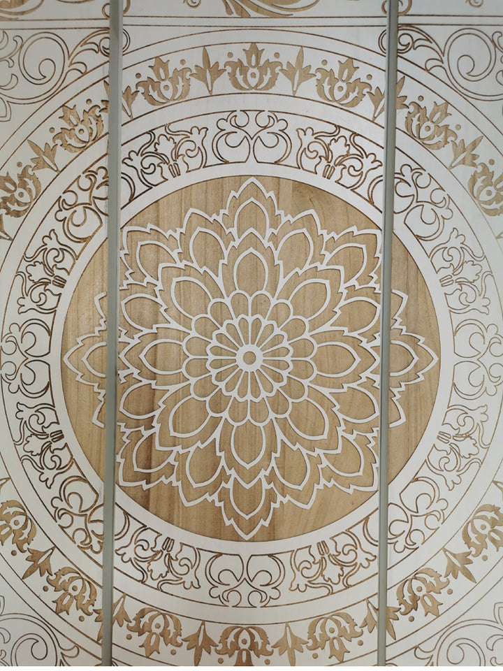 Moroccan-style retro living room bedroom sofa background wall wall hanging decorative paintings  S$206 White carving