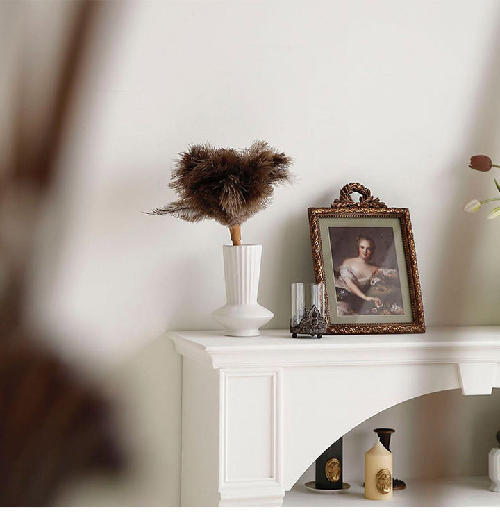 White French Fireplace Decorative Cabinet Wooden Living room TV Cabinet Porch Side Cabinet Storage Cabinet