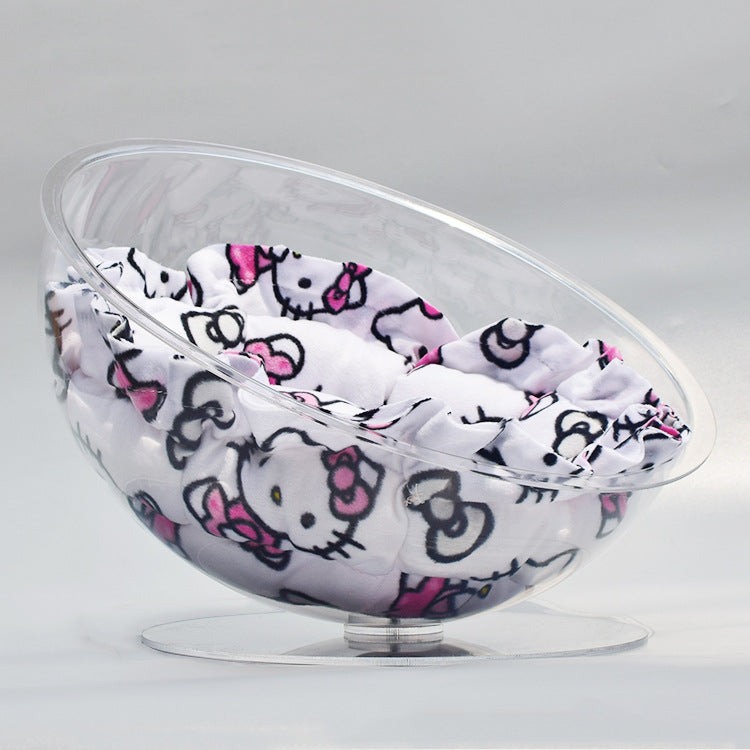 Pet bed Cat nest Puppy bed Cat nest Clear cat house cat nest