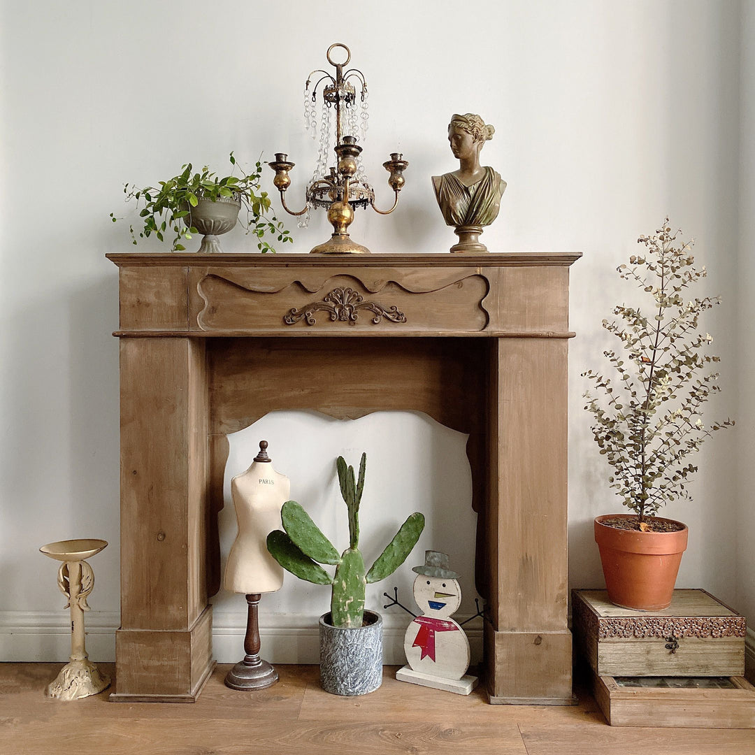 Fireplace Mantel Surround Console Table