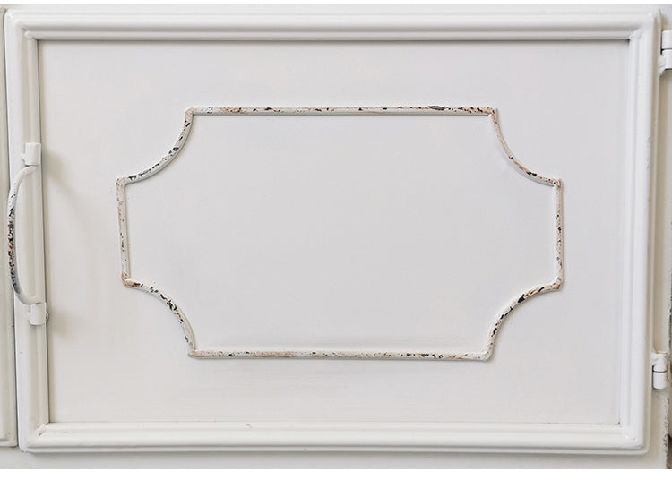 French American retro country glass door cabinet dining-side cabinet storage cabinet Storage display bookcase storage wine cabinet