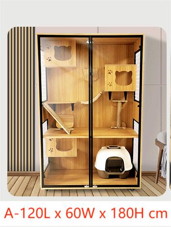 Solid Wood Cat Cage Cat House Cat Cabinet Cat House Custom