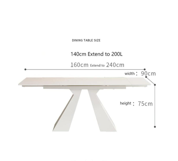 Modern Sintered Stone Dining Table