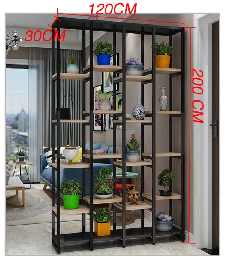 CALLIE Tall Modern Industrial Display Shelf