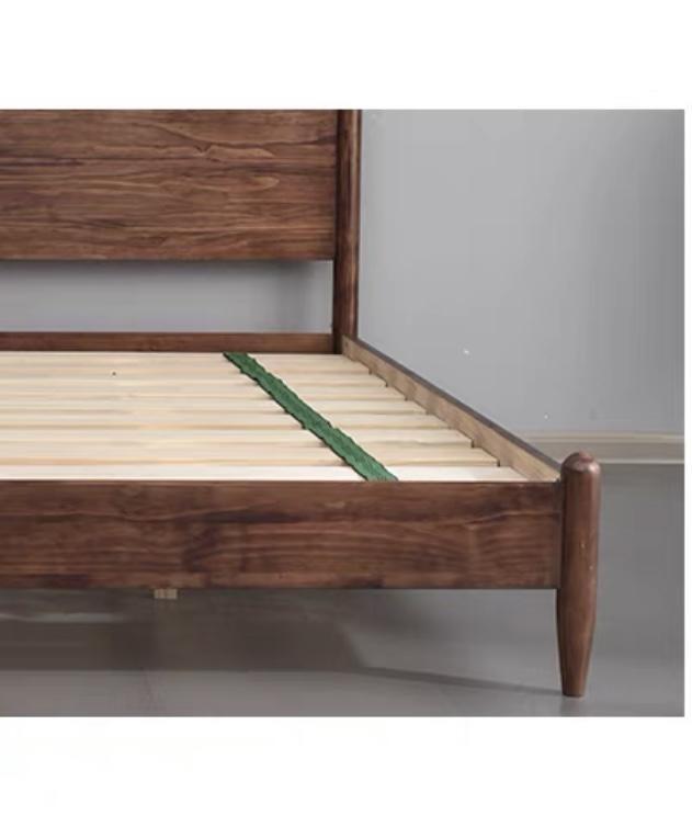 American Bed Frame  Walnut King Queen 150  180 cm  Solid Wood