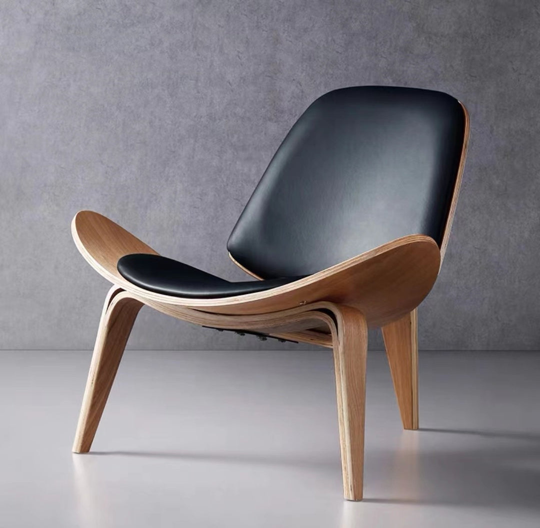 HARLEY Designer Wood Clad Armchair