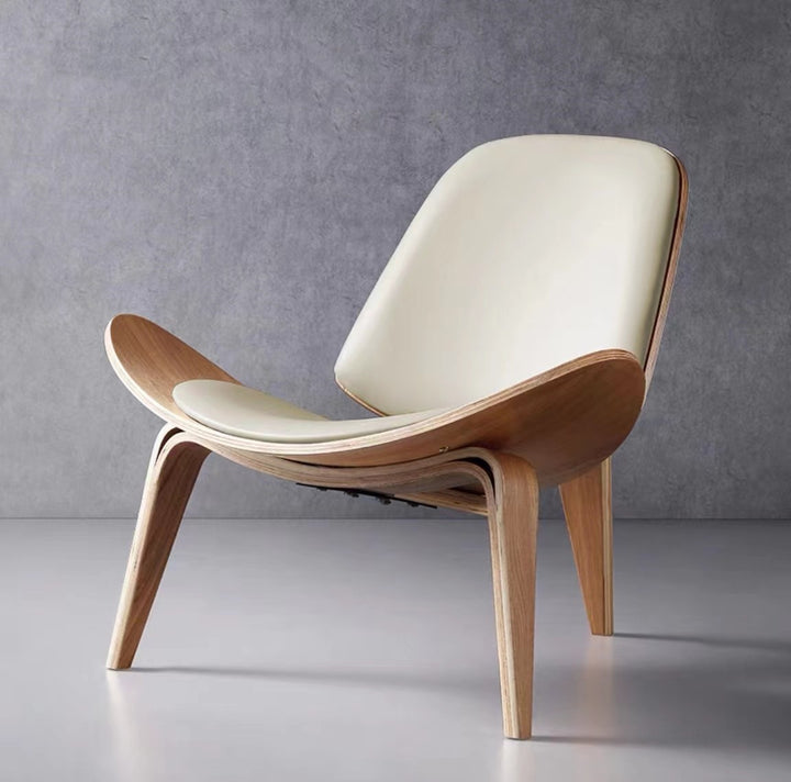 HARLEY Designer Wood Clad Armchair