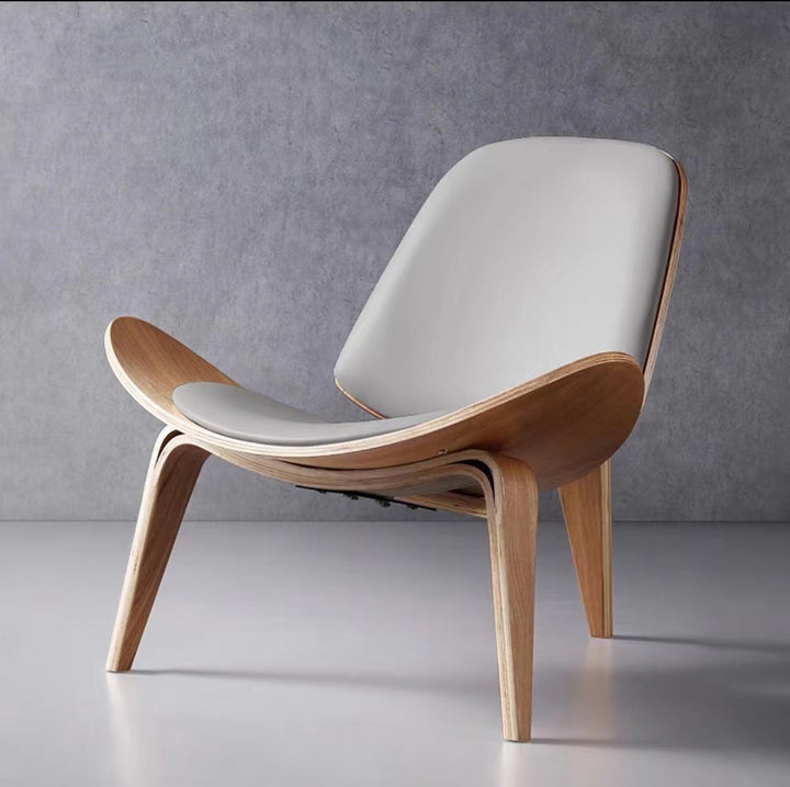 HARLEY Designer Wood Clad Armchair