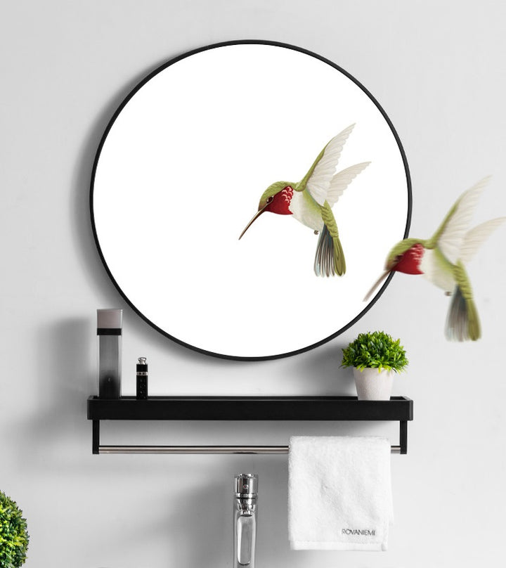 Sophie Modern Industrial Large Round Wall Mirror