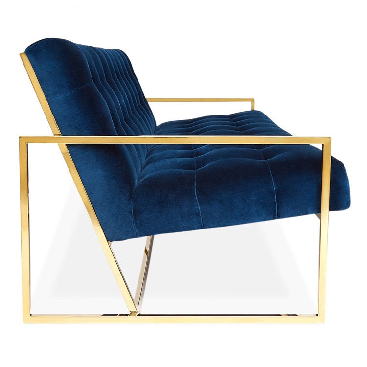 Luxury Gold Accent Armchair