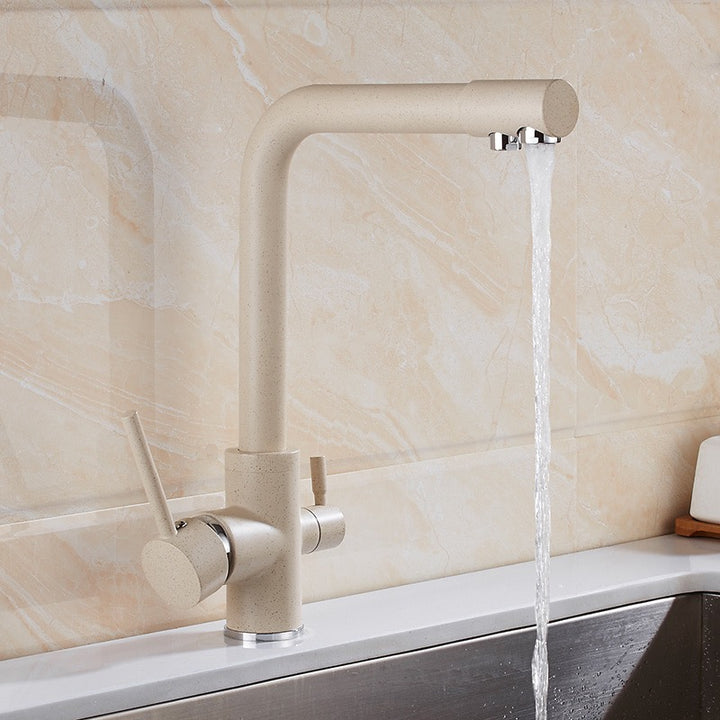 Minimalist Matte Black/Nude Tap Faucet