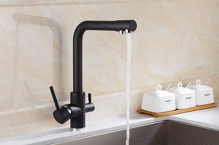 Minimalist Matte Black/Nude Tap Faucet