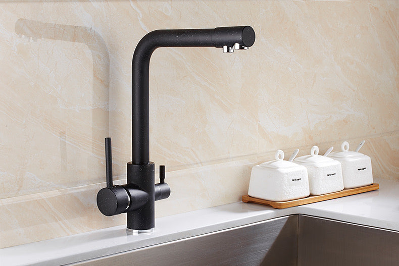 Minimalist Matte Black/Nude Tap Faucet