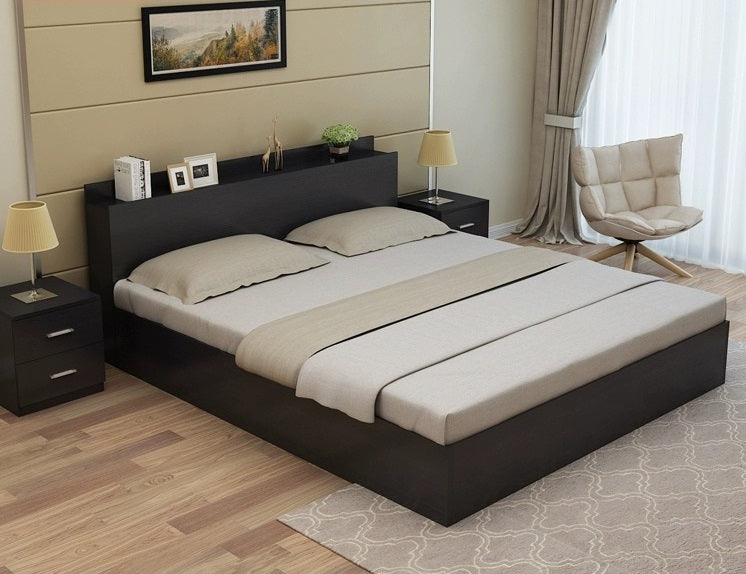 Minimalist Japanese Platform Storage Bed Frame