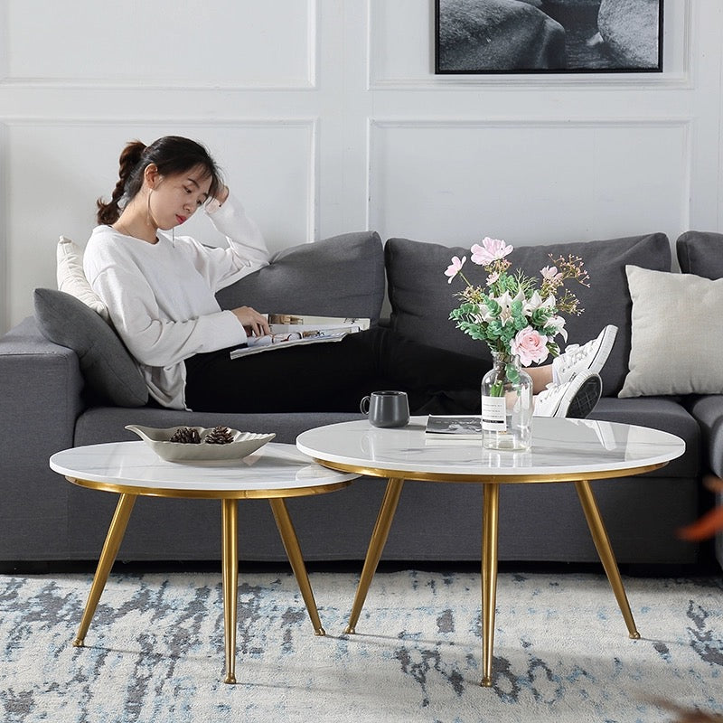 Marble Round Coffee Table