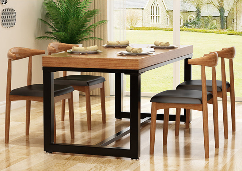 Rustic Pine Wood Dining plus Conference Table