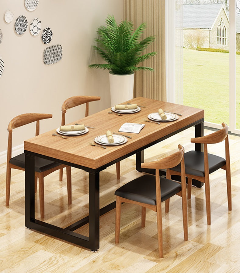 Rustic Pine Wood Dining plus Conference Table