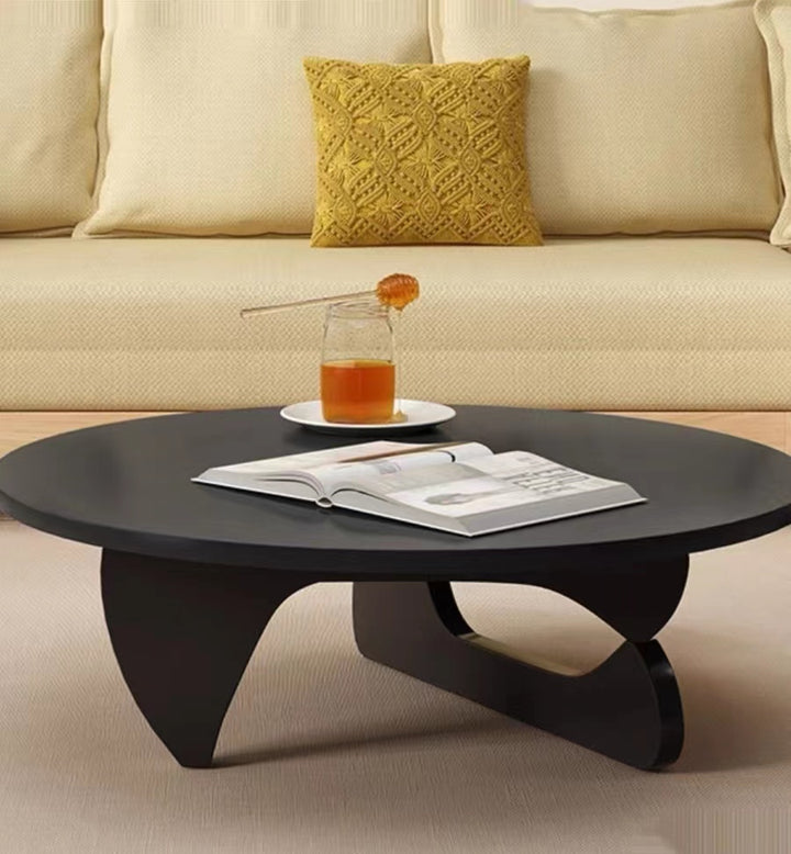 Round Wood Coffee Table