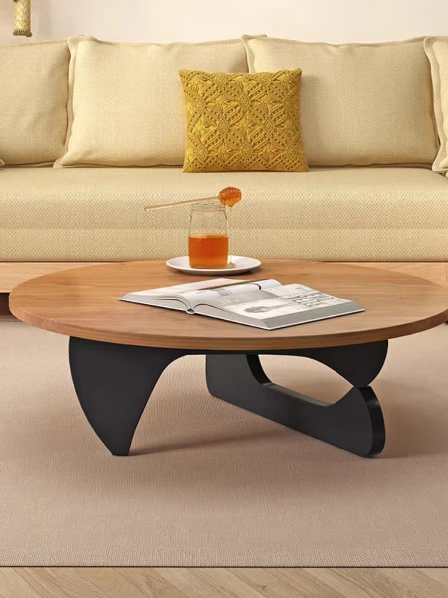 Round Wood Coffee Table