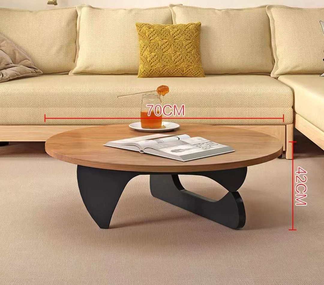 Round Wood Coffee Table