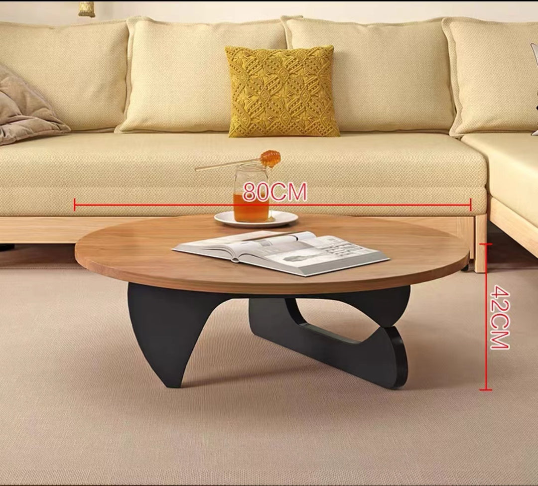 Round Wood Coffee Table