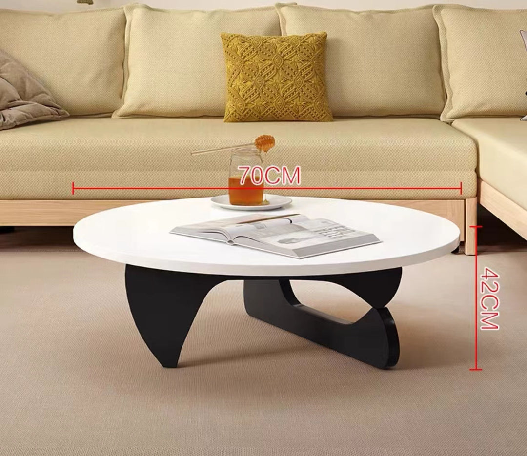 Round Wood Coffee Table